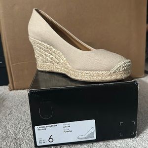 J. Crew Canvas Espadrille Wedge